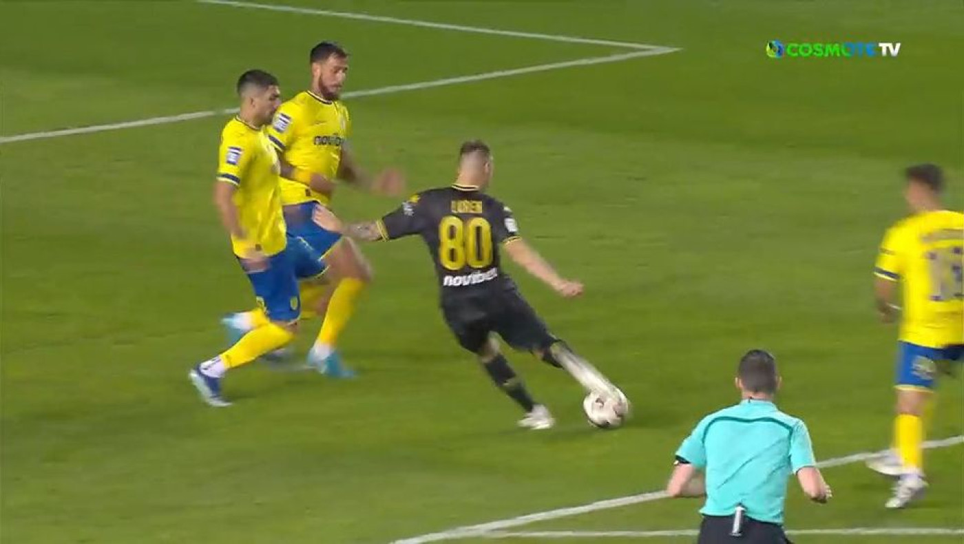 Παναιτωλικός-Άρης: Το δοκάρι του Μορόν