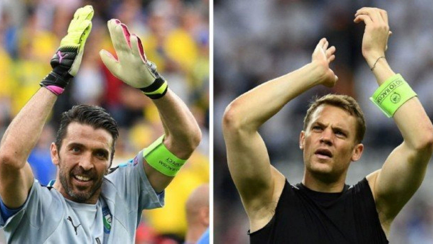 Όταν     ο    Νόιερ     συνάντησε     τον   Μπουφόν!