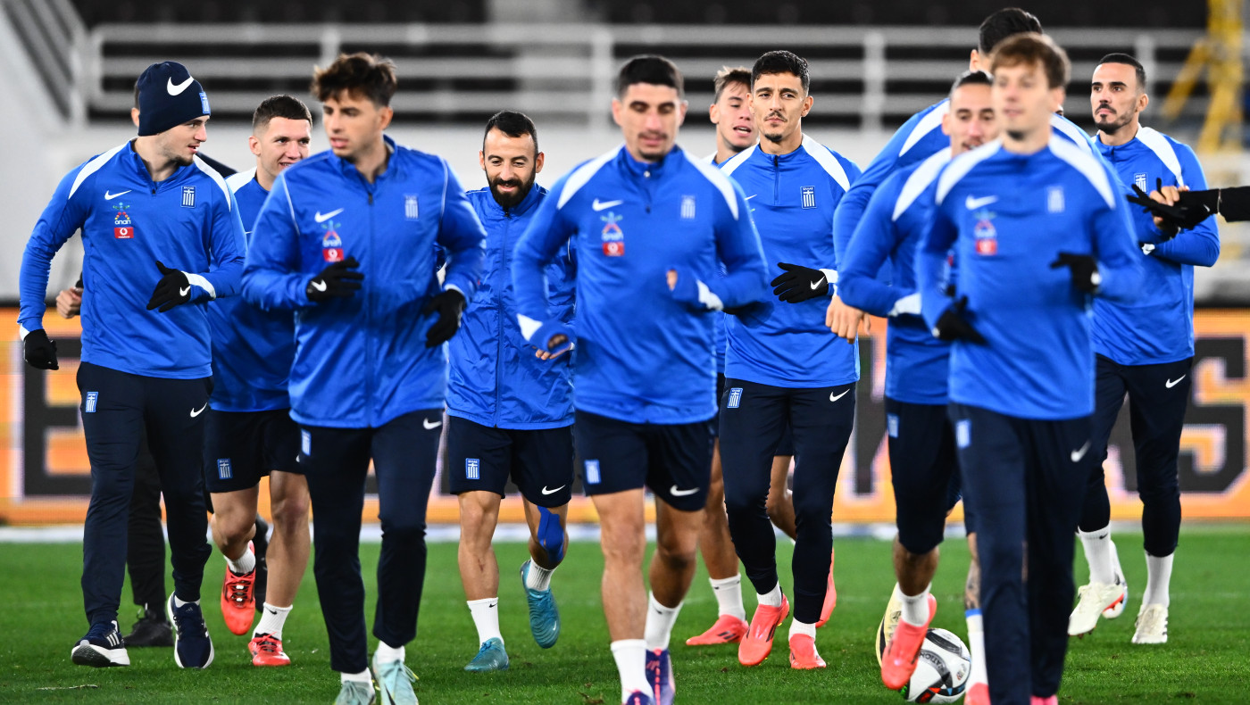 Το metrosport.gr στην τελευταία προπόνηση της Εθνικής