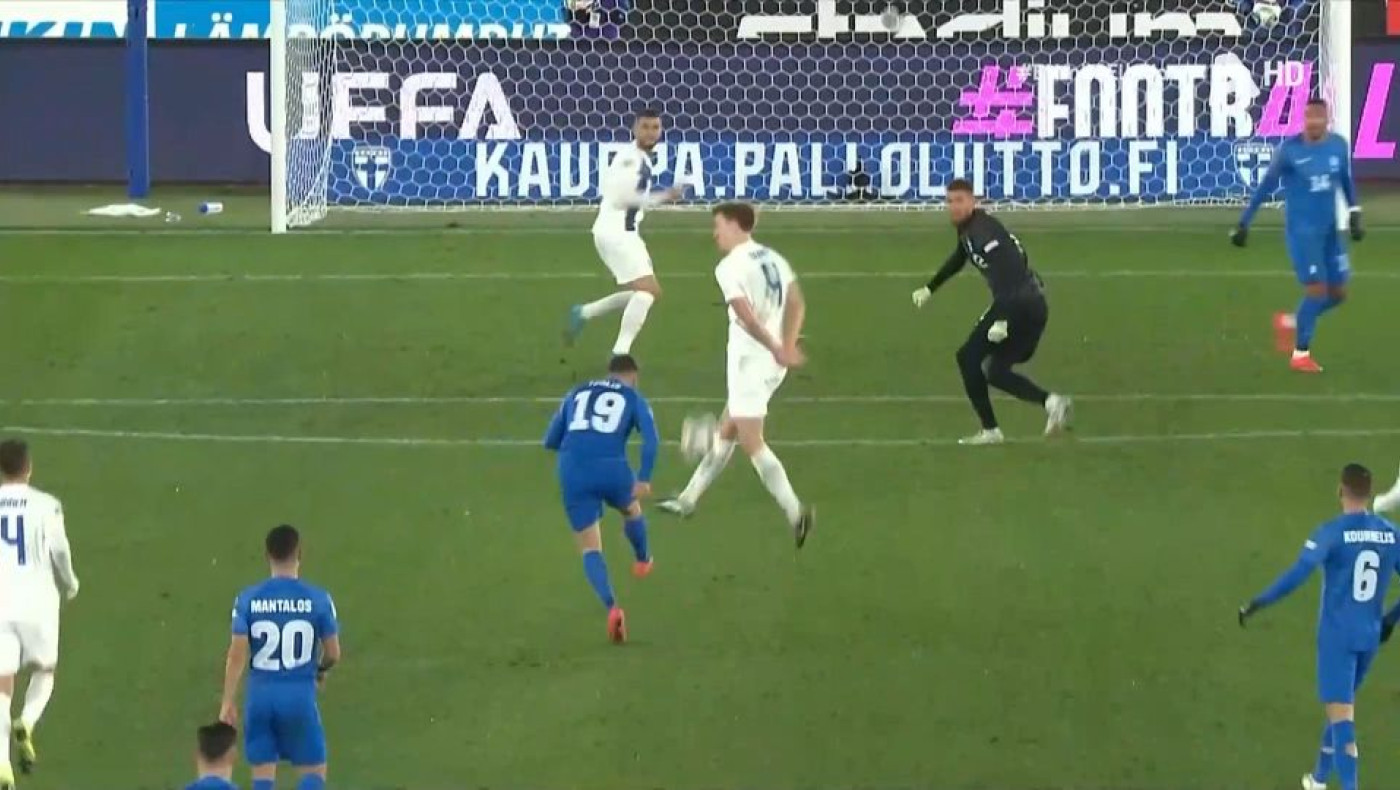 Τρομερό γκολ από τον Τζόλη και 0-2 η Ελλάδα μέσα στο Ελσίνκι