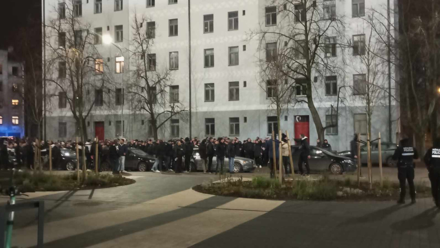 Πορεία οπαδών του ΠΑΟΚ στη Ρίγα: «Όπου και αν παίζεις, θα ακολουθάμε» (vid)