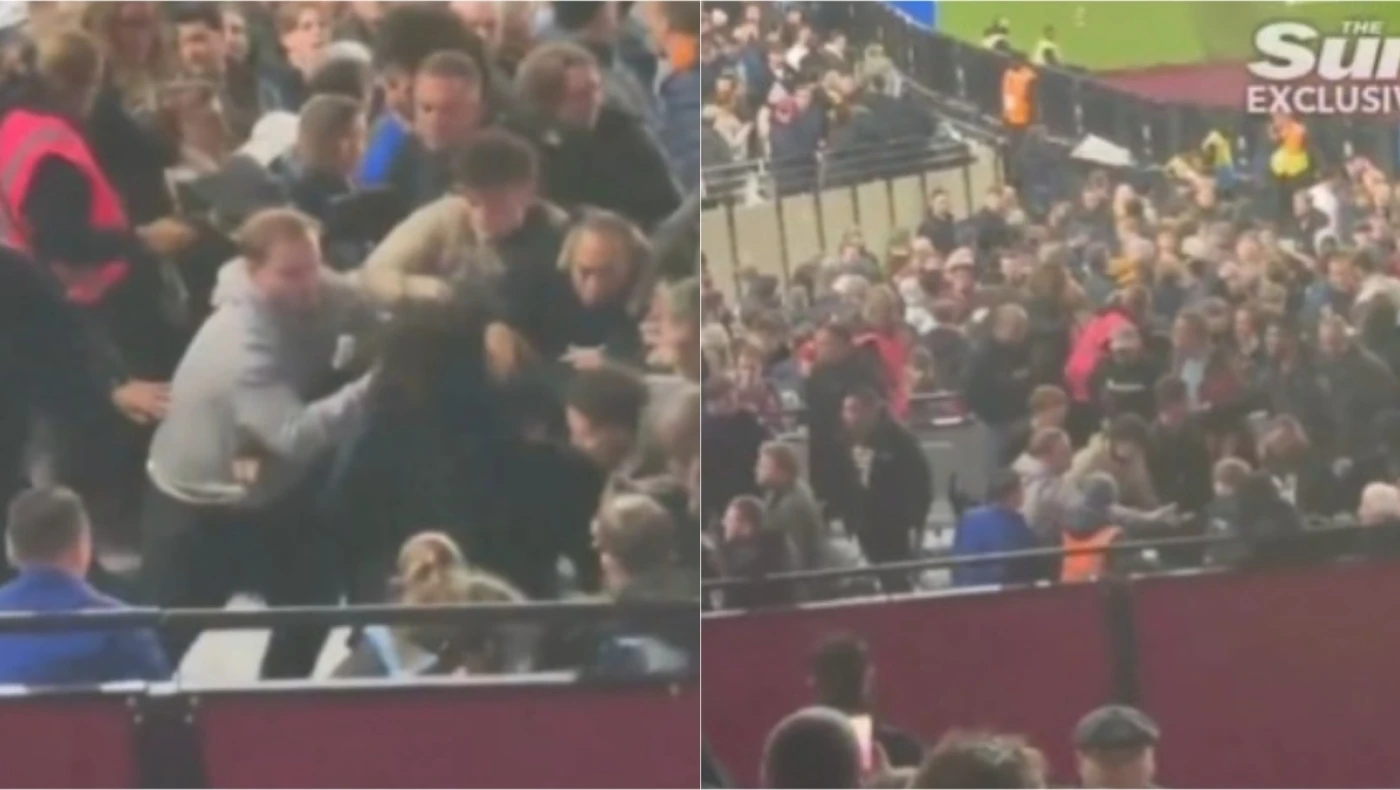 Γουέστ Χαμ - Άρσεναλ: Ξύλο ανάμεσα σε οπαδούς των γηπεδούχων μετά το 4ο γκολ των Κανονιέρηδων (vid)