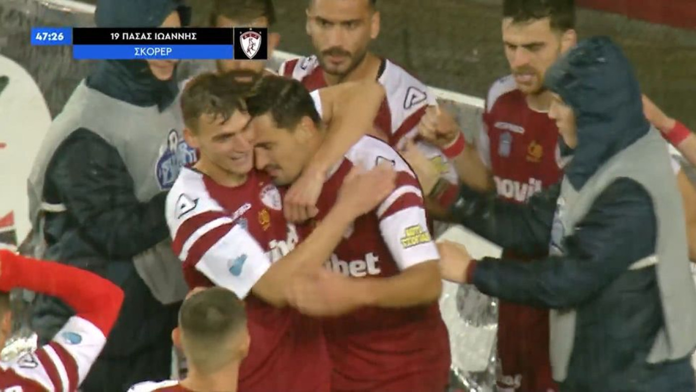 Η ΑΕΛ ανοίγει το σκορ από την άσπρη βούλα κόντρα στο Κεραμίδι