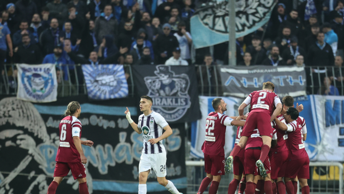 Ένταση στο ντέρμπι και νίκη της ΑΕΛ με δύο γκολ του Πασά απέναντι στον Ηρακλή