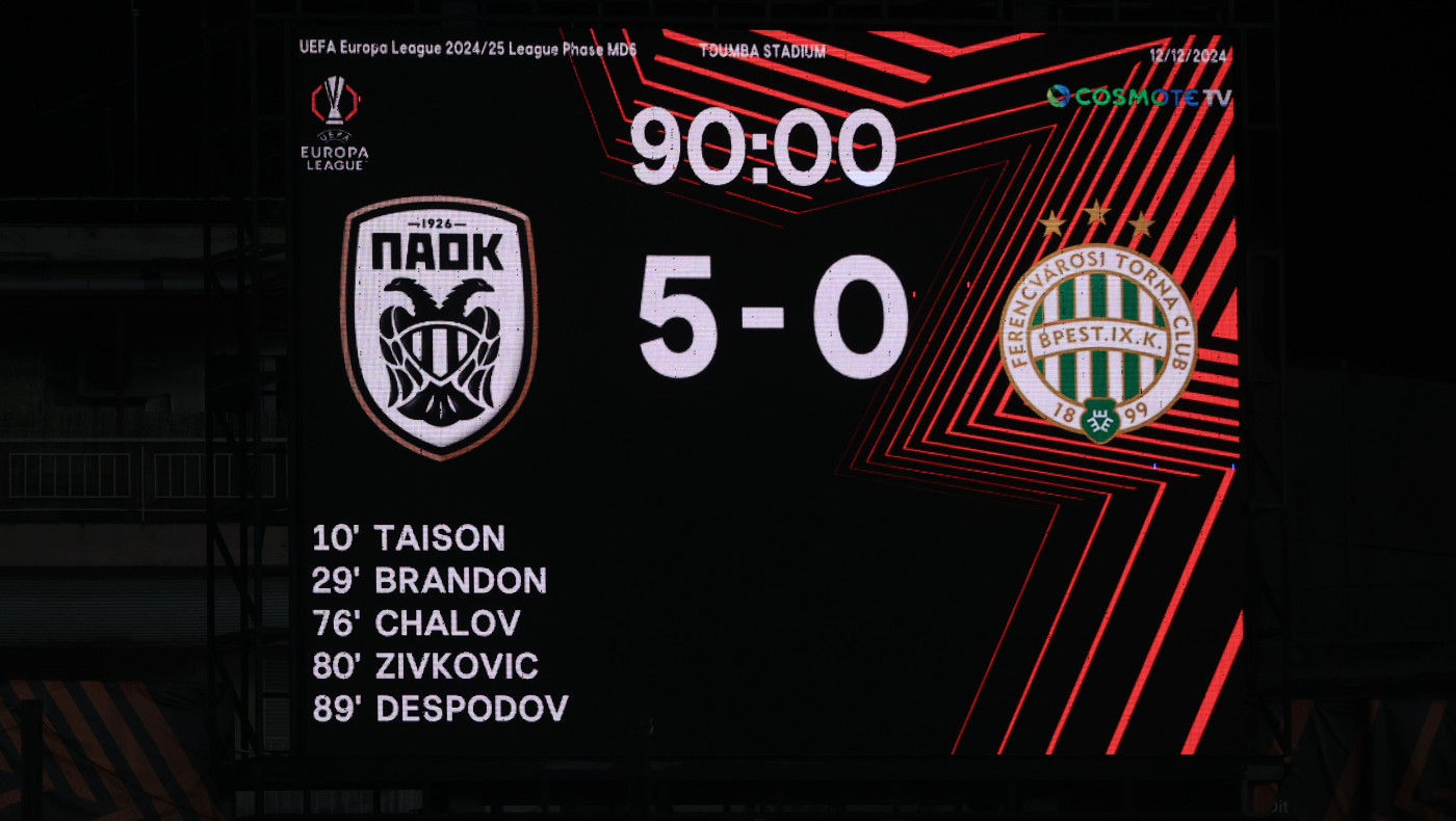 Ποιο απίστευτο ρεκόρ της ιστορίας του κατέρριψε ο ΠΑΟΚ!