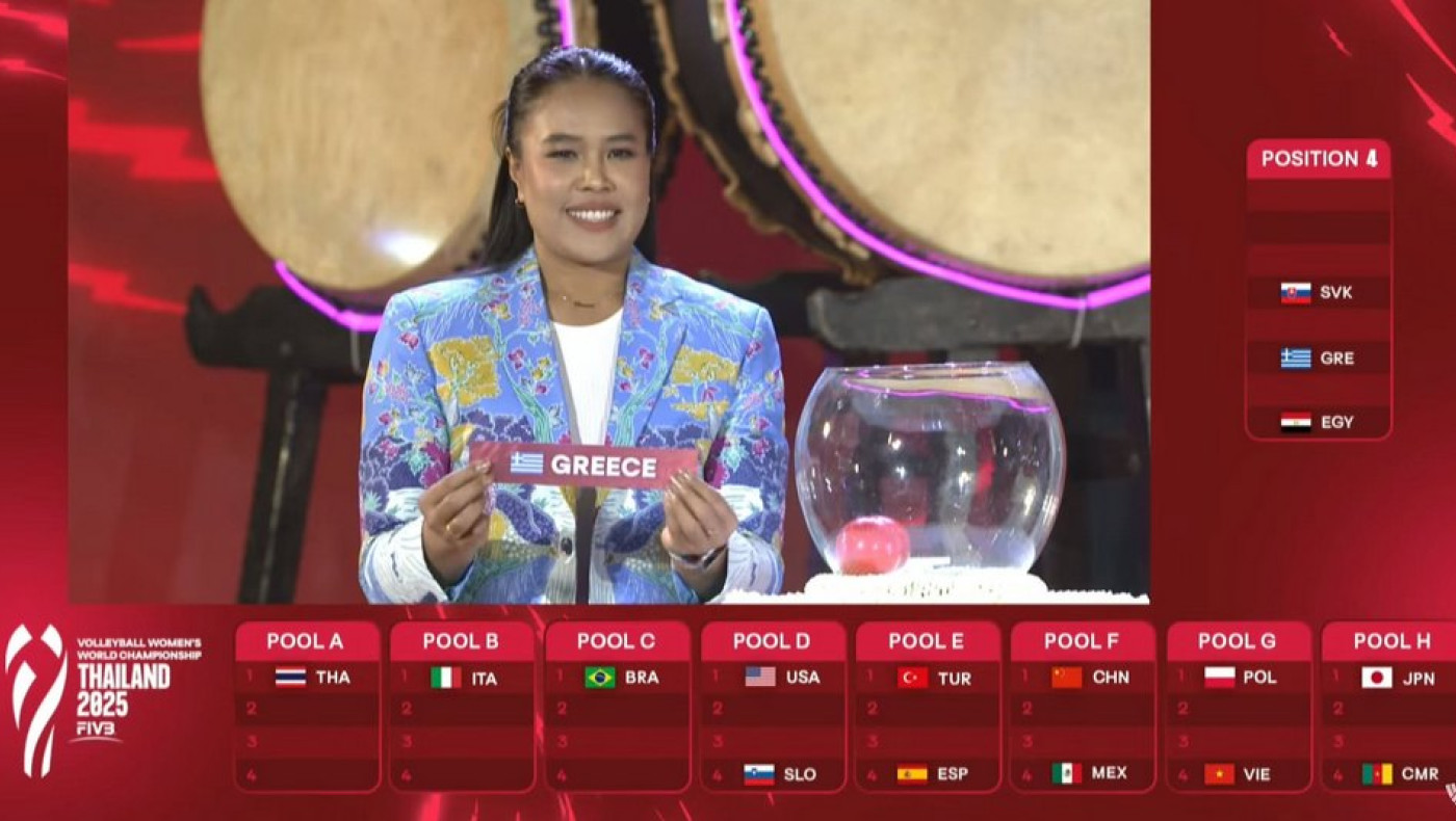 Βόλεϊ-Παγκόσμιο γυναικών: Στον Γ' όμιλο η Ελλάδα μαζί με Βραζιλία, Γαλλία και Πουέρτο Ρίκο