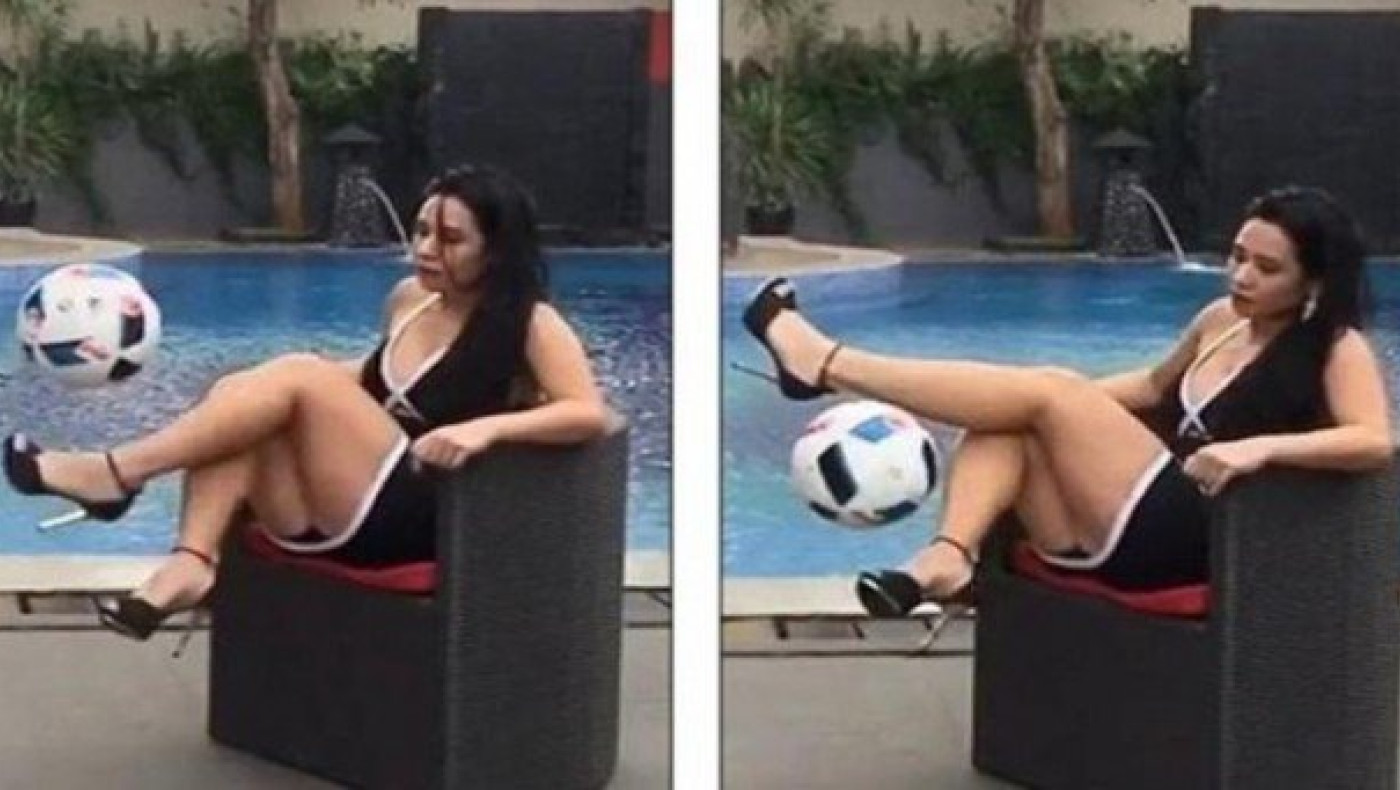 Παίζει μπάλα με ψηλοτάκουνα και τρελαίνει το διαδίκτυο! (ΒΙΝΤΕΟ)