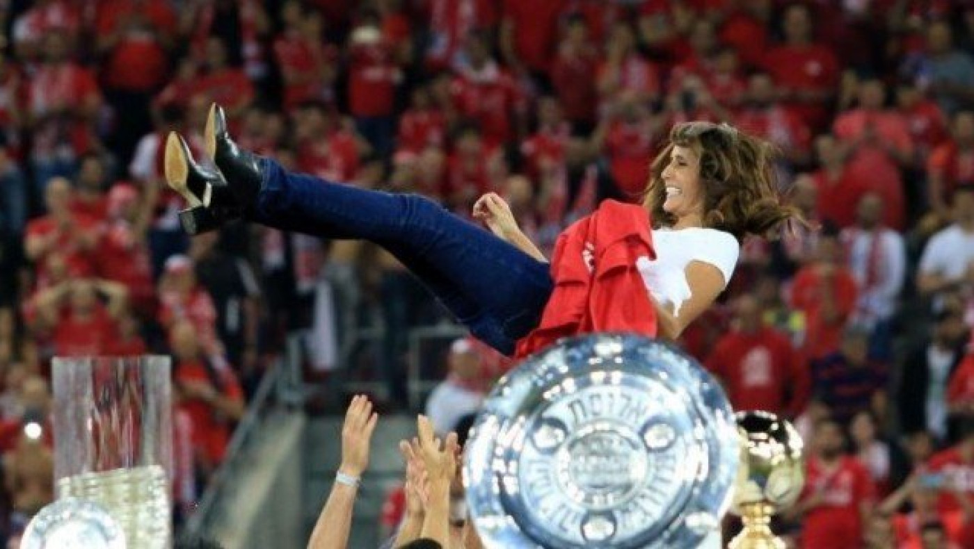 Έξαλλα πανηγύρια από τη γυναίκα πρόεδρο της Χάποελ Μπέερ Σεβά! (video)