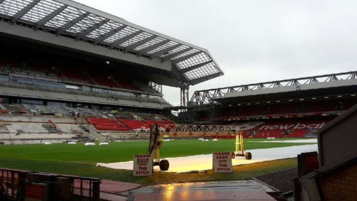 Ολοκληρώνεται σιγά - σιγά το λίφτινγκ στο «Άνφιλντ» (pics)