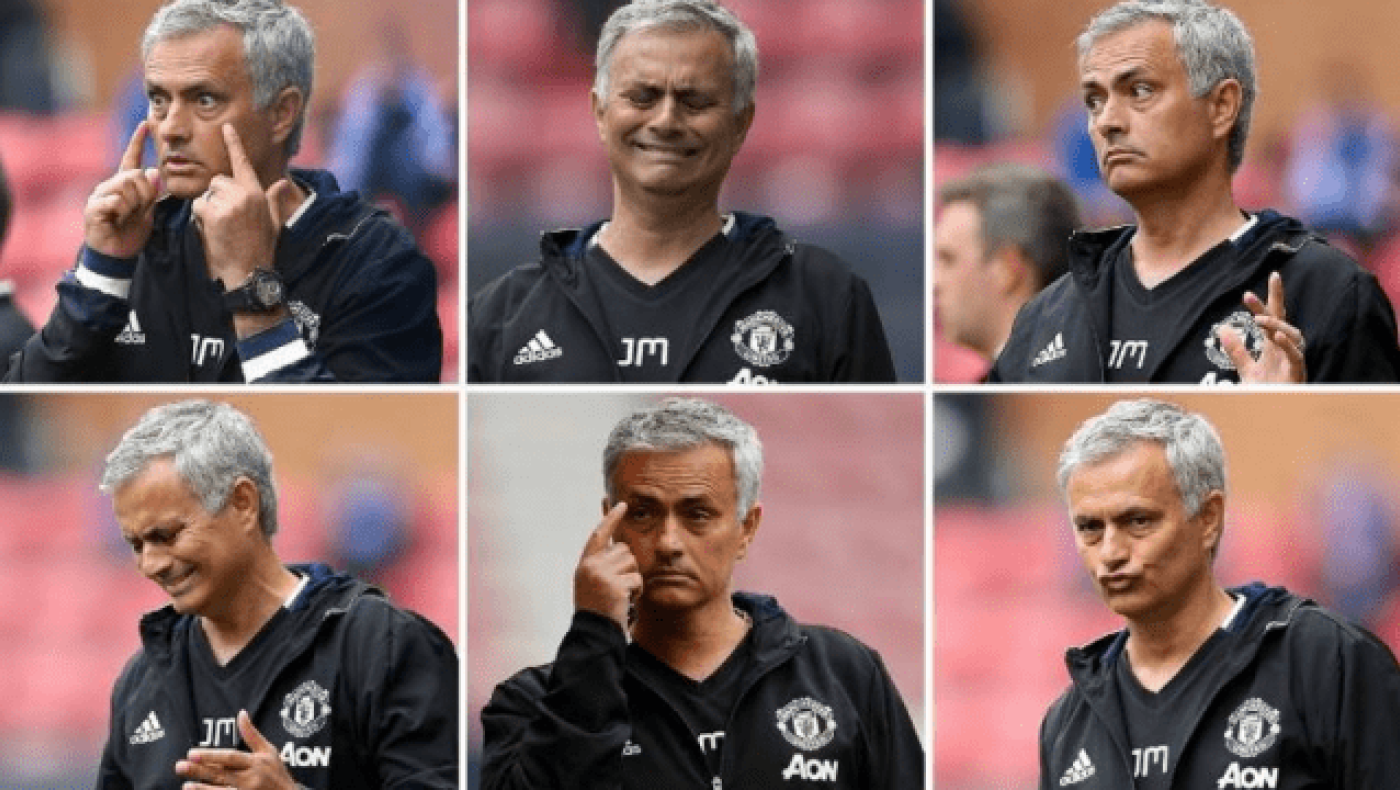 Με πολλά νεύρα στο ντεμπούτο του στη Γιουνάιτεντ ο Μουρίνιο! (pics)