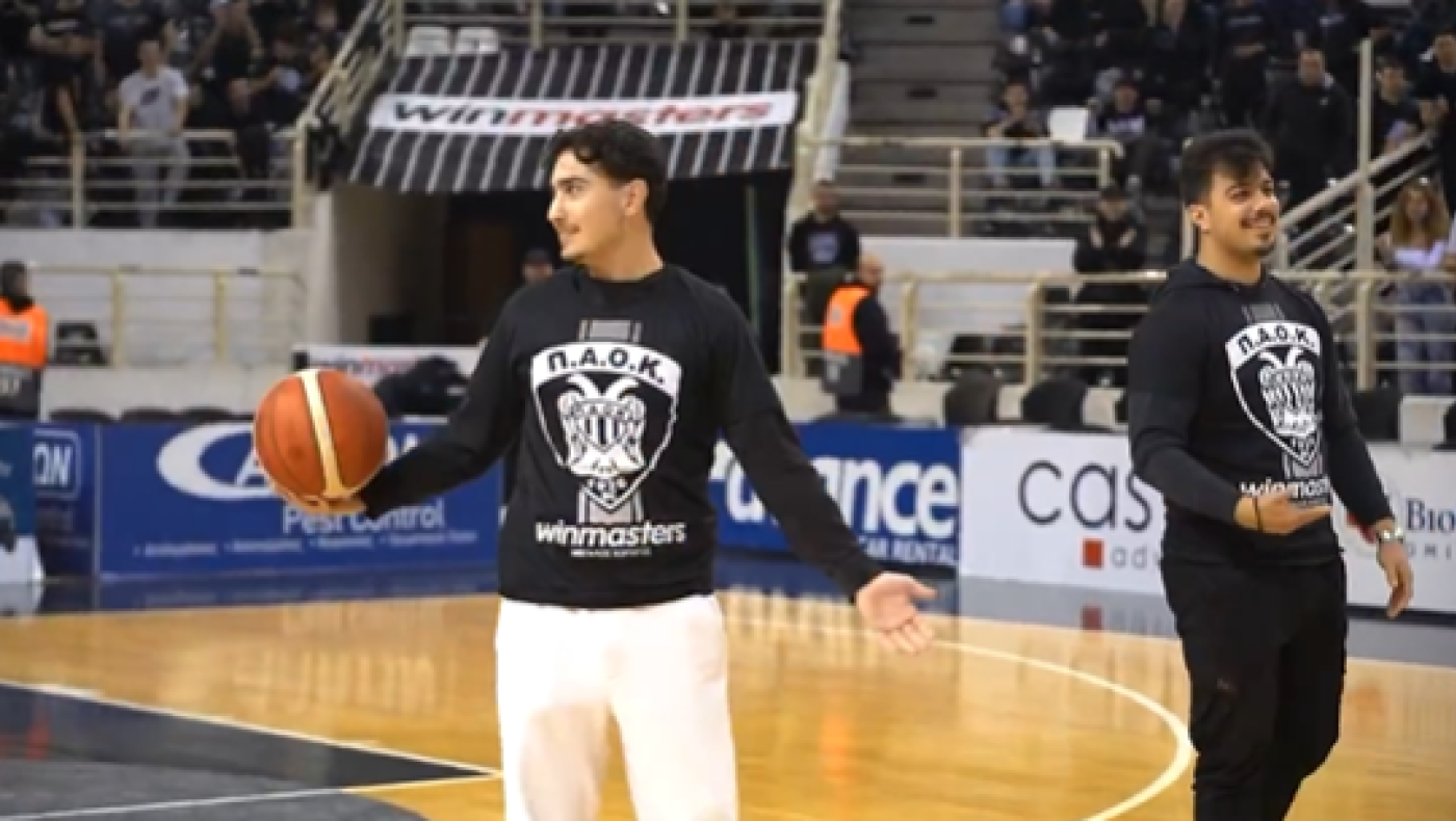 ΠΑΟΚ: Έβαλε καλάθι… αξίας 2000 ευρώ από το κέντρο του γηπέδου!