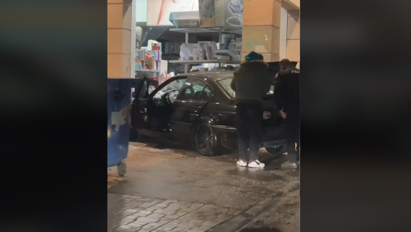Κατερίνη: Μεθυσμένος οδηγός «εισέβαλε» με αυτοκίνητο σε μαγαζί!