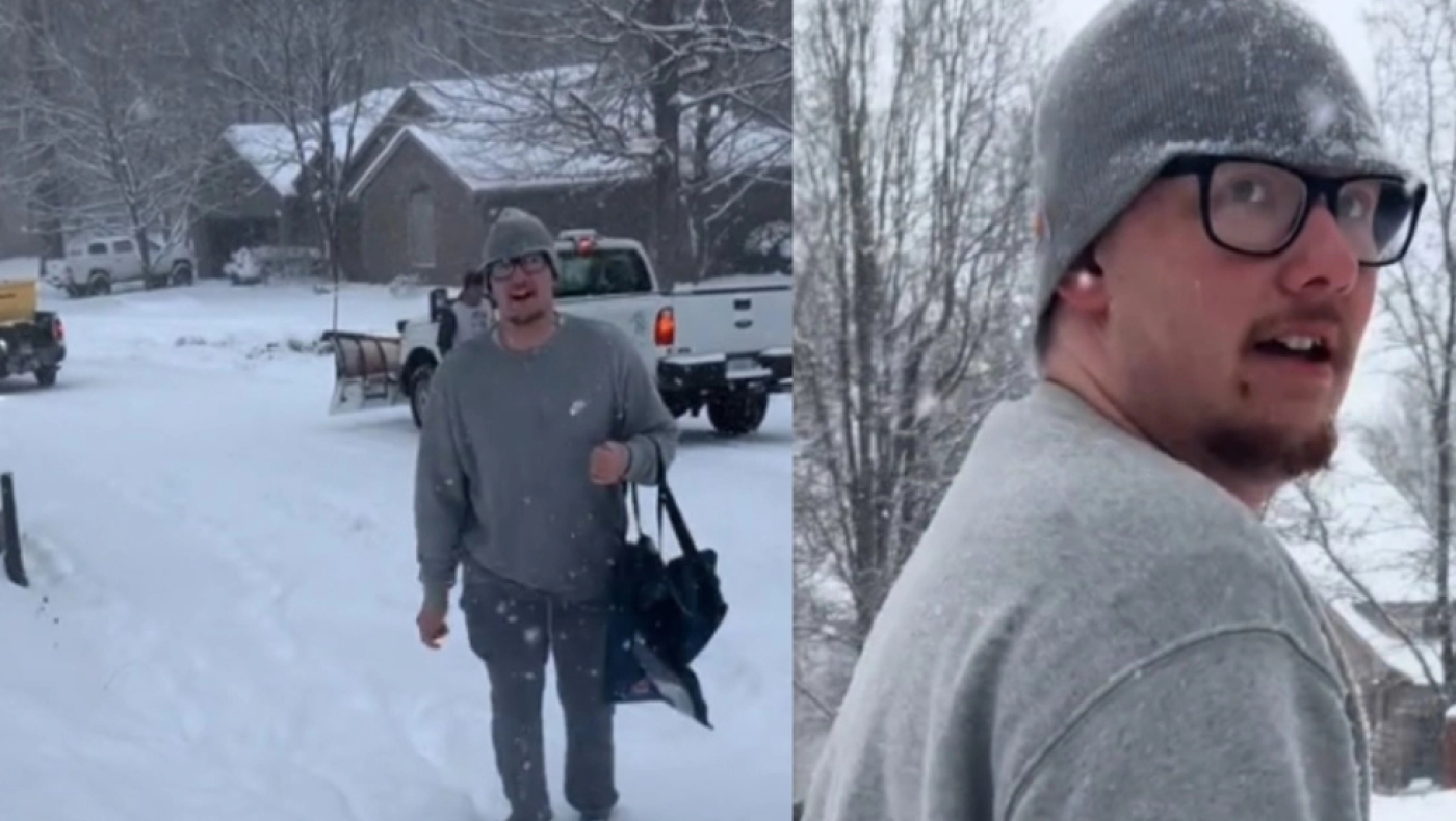 Αστυνομικοί παρεμβαίνουν όταν ντελιβεράς παίρνει μόνο 2 δολάρια φιλοδώρημα μετά από... πεζοπορία μέσα από χιονοθύελλα