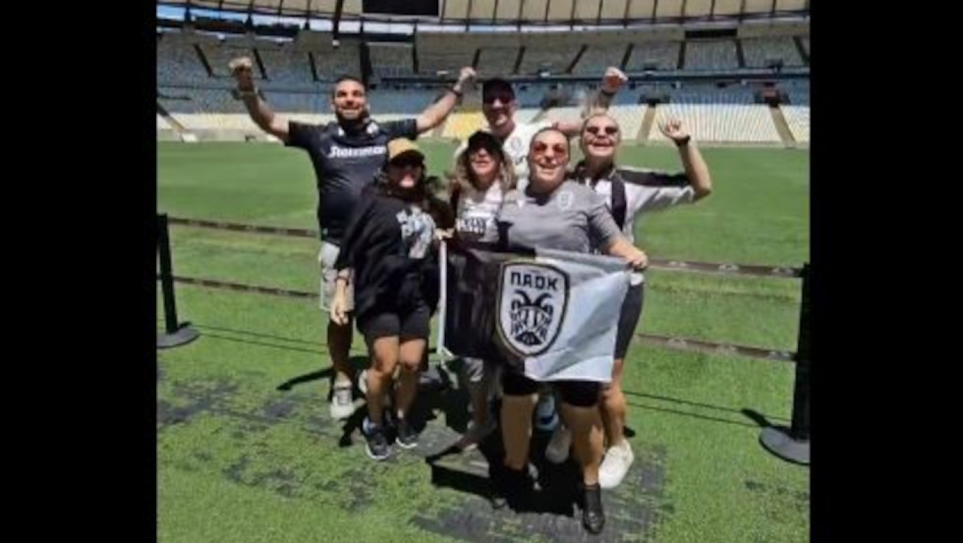 «Είναι τρελός ο Τάισον»: Η τρέλα του ΠΑΟΚ έφτασε στο Μαρακανά (vid)