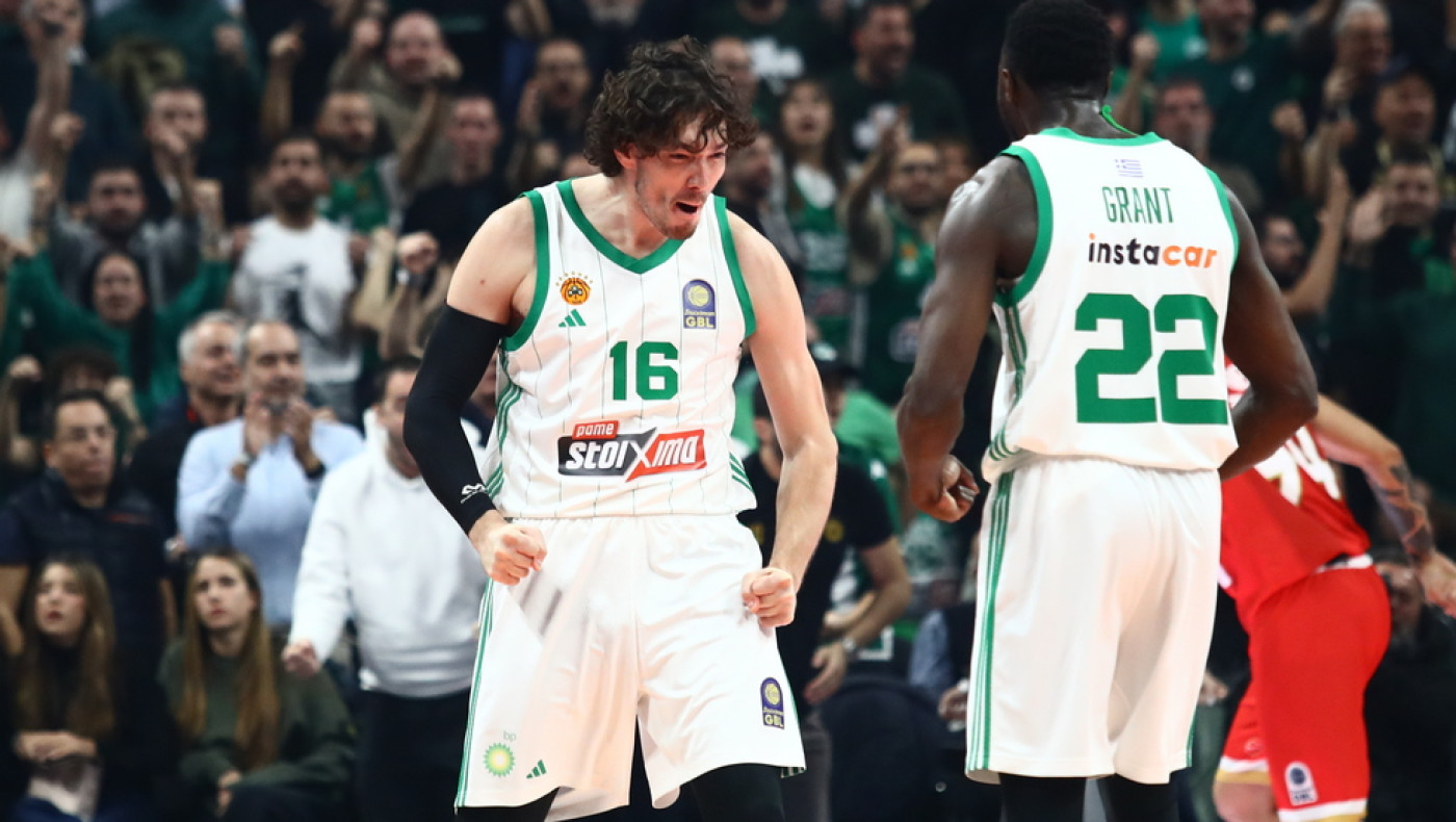 Παναθηναϊκός AKTOR: Υπέταξε τον Ολυμπιακό και κλείδωσε την πρωτιά στην κανονική διάρκεια