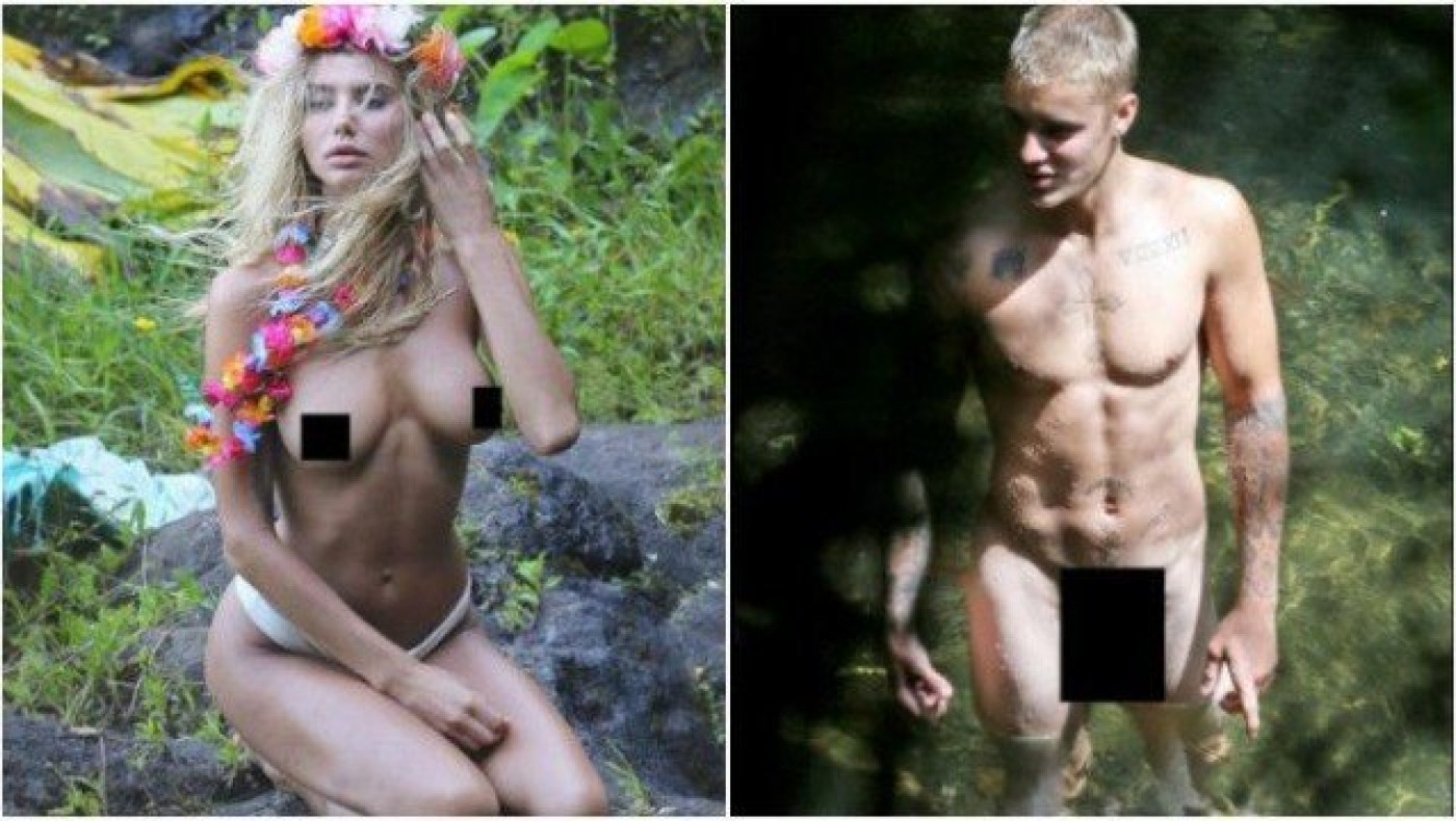 Ο Μπίμπερ πήρε τη Ρέι και πήγαν γυμνοί για μπάνιο!