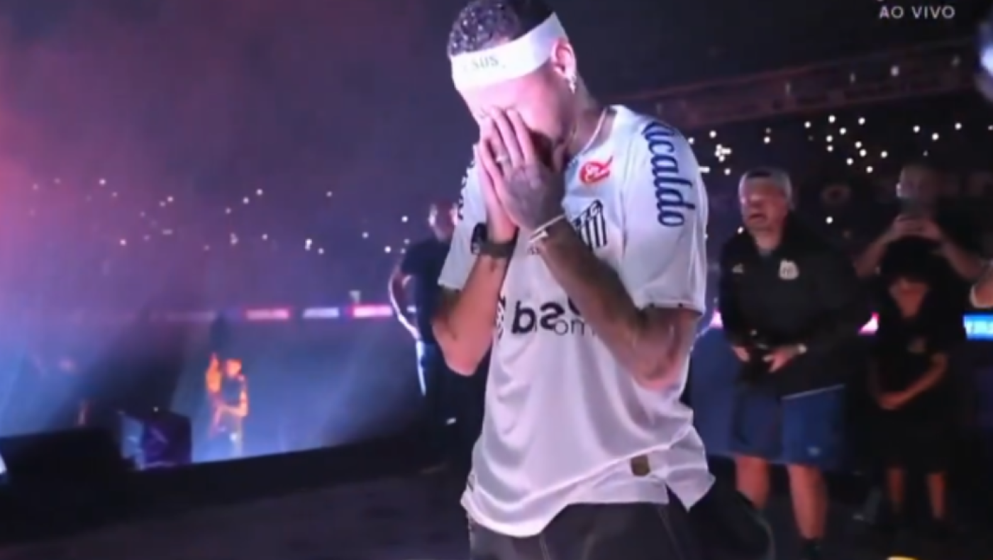 Έκλαψε με την ψυχή του ο Νεϊμάρ- Αποθεωτική η υποδοχή του από την Σάντος!