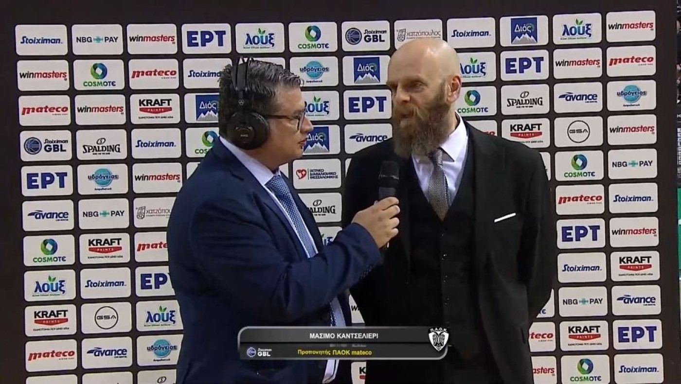 Καντσελιέρι: «Χάσαμε πολλά ελεύθερα σουτ, είχαμε έλλειψη ενέργειας»