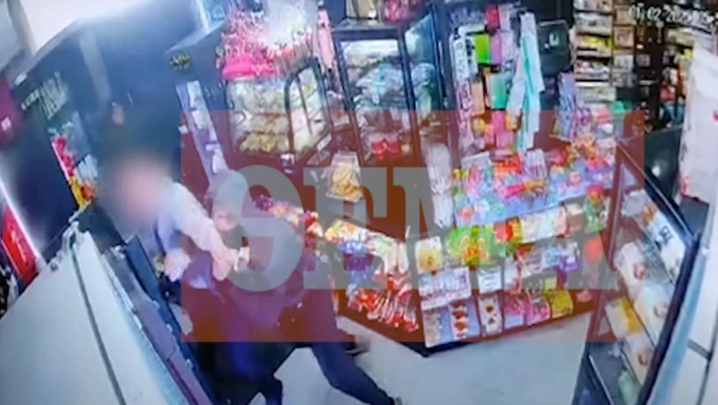 Βίντεο-ντοκουμέντο: Συνοριοφύλακας πυροβολεί επίδοξο ληστή σε μίνι μάρκετ!