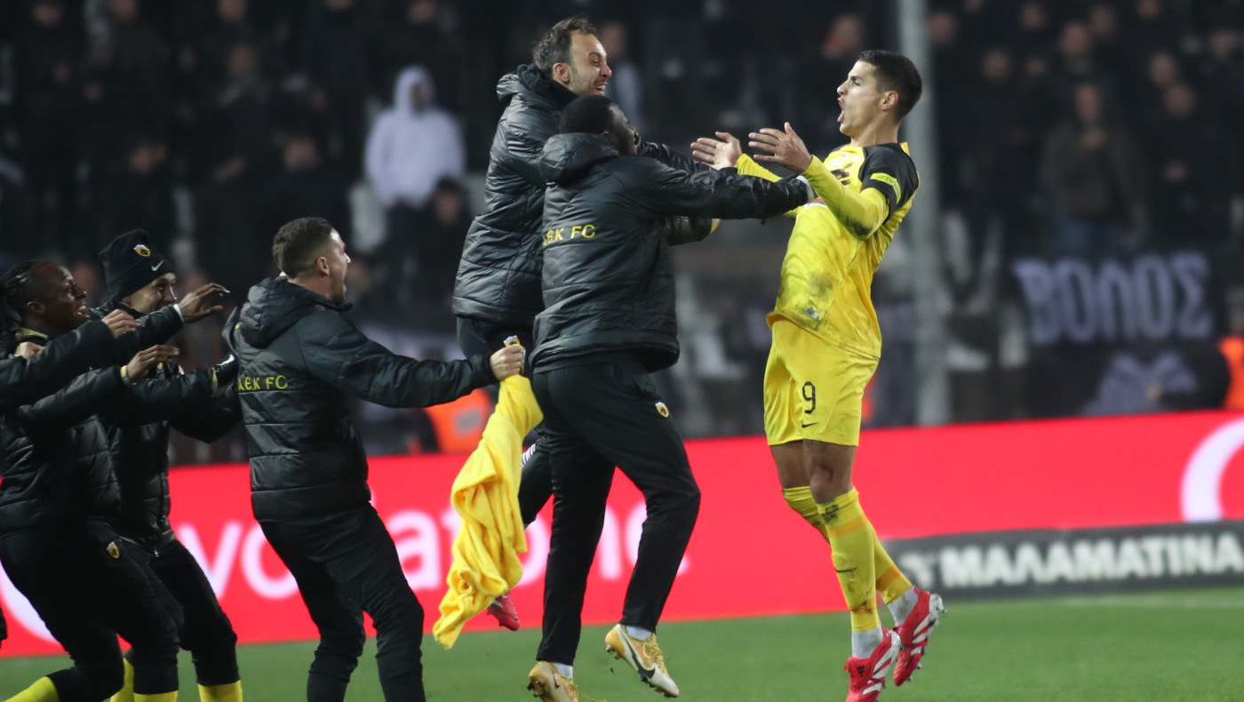 Εκπληκτικό γκολ Λαμέλα μέσα στην Τούμπα και 0-1 η ΑΕΚ