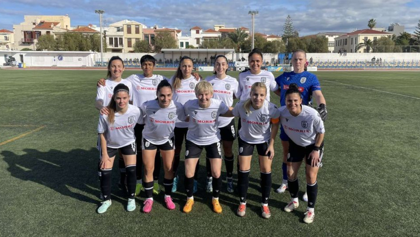 ΠΑΟΚ-Γυναικείο ποδόσφαιρο: Τεσσάρα του Δικεφάλου στον αγώνα με τα Τρίκαλα