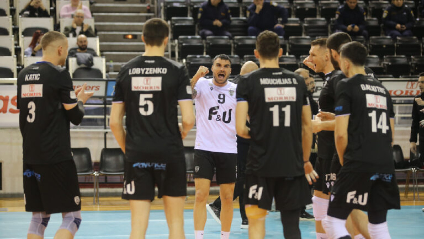 Volley League: Επική ανατροπή του ΠΑΟΚ, κέρδισε 3-2 τον Φοίνικα Σύρου
