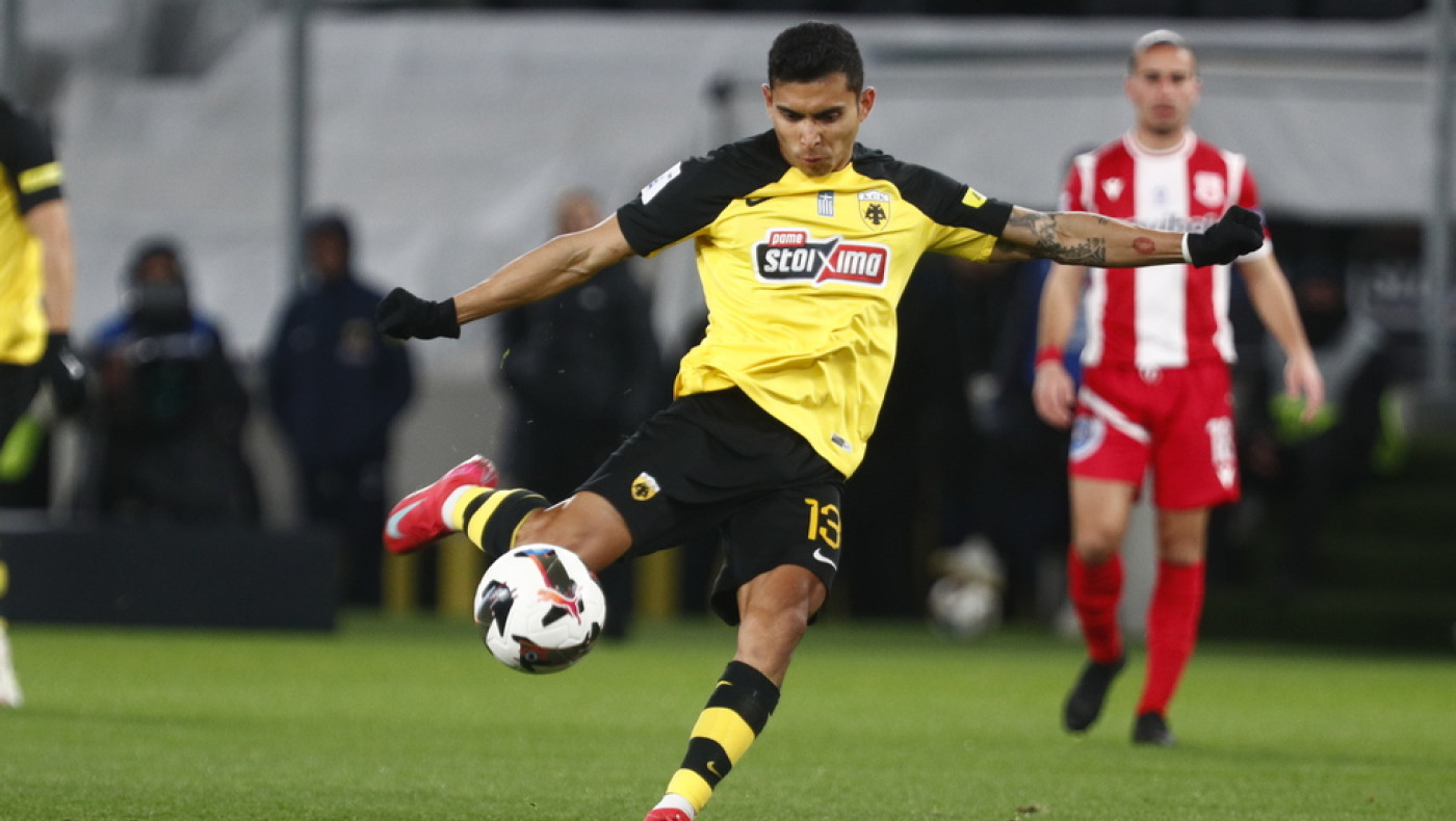 ΑΕΚ-Πανσερραϊκός: Το εξαιρετικό γκολ του Πινέδα που έδωσε προβάδισμα στην Ένωση