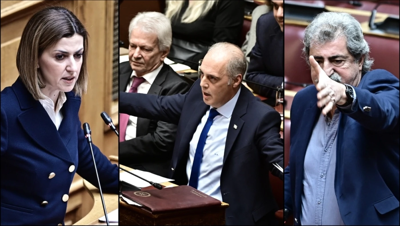 Βουλή: Κόντρες και βαριές εκφράσεις Βελόπουλου-Αγαπηδάκη για τα Τέμπη (vid)