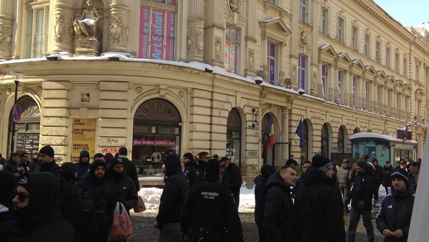 Χαμός στο κέντρο του Βουκουρεστίου από ΠΑΟΚτσήδες