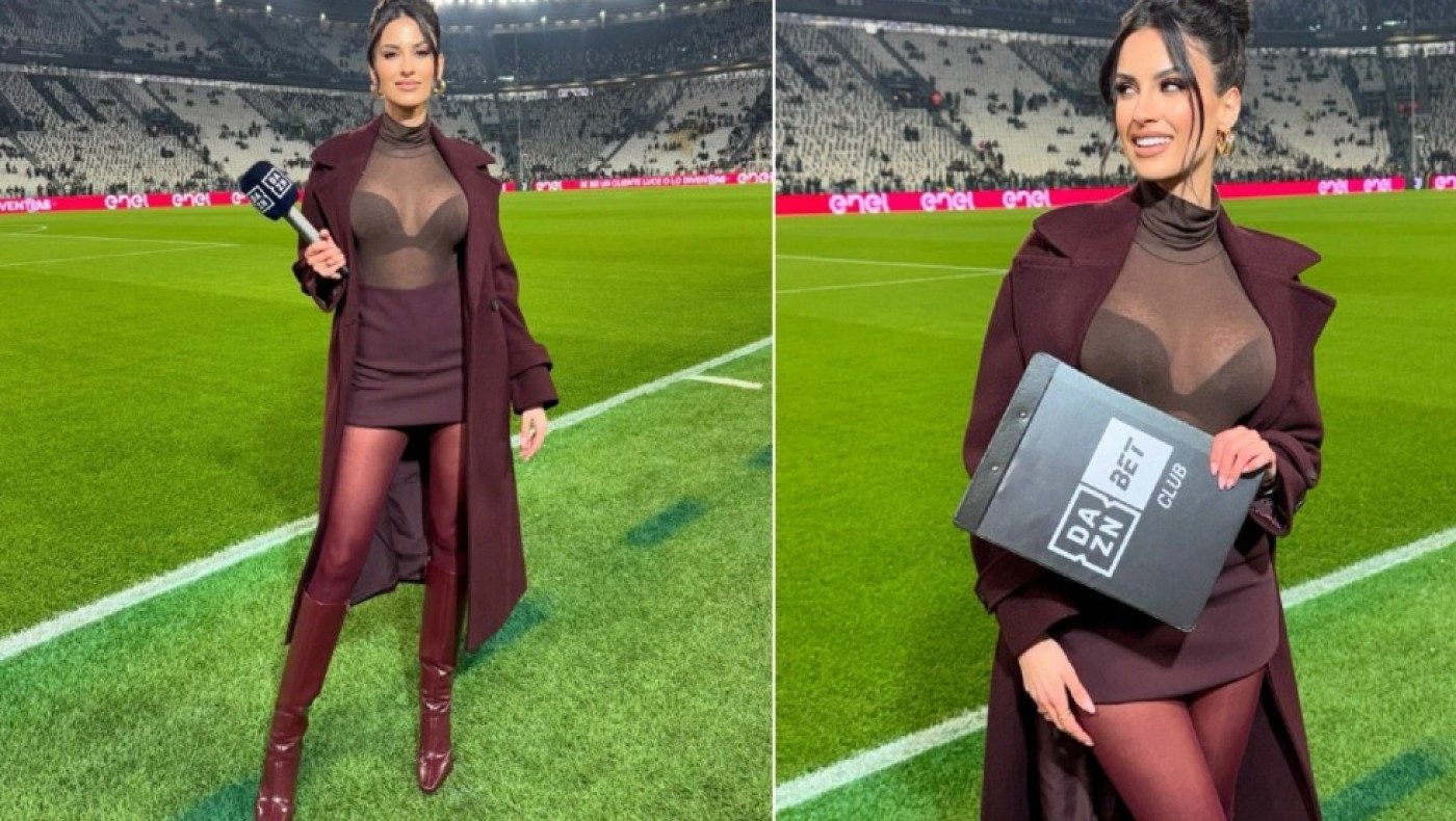 Ελεονόρα Ινκαρντόνα: Εκρηκτική εμφάνιση στο Derby d'Italia με διάφανο τοπ