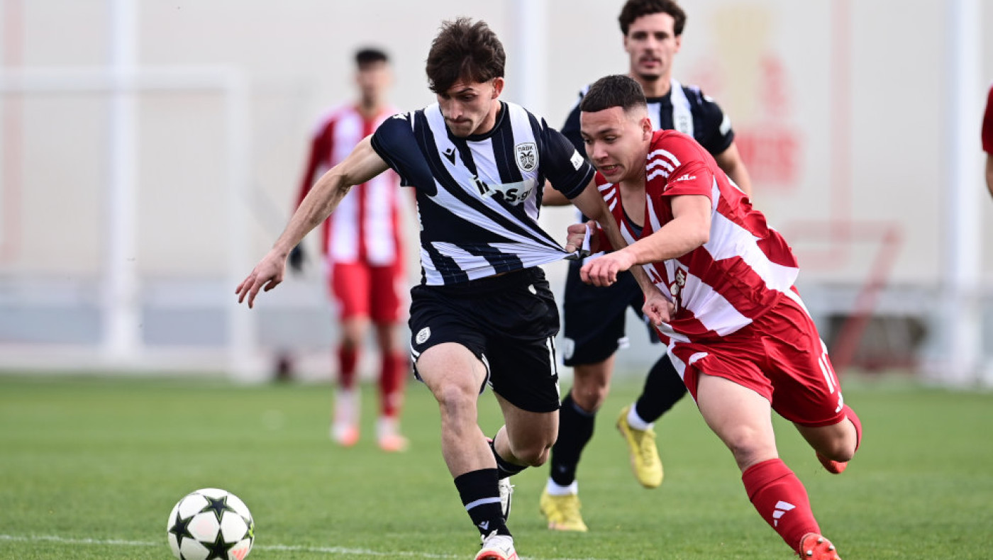 Ισόπαλοι ΠΑΟΚ και Ολυμπιακός στο ντέρμπι της Κ-19