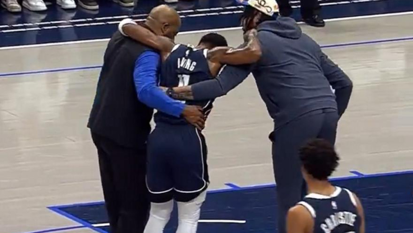 NBA: Απίστευτος Ίρβινγκ-Εκτέλεσε βολές τραυματίας και βγήκε υποβασταζόμενος (vid)