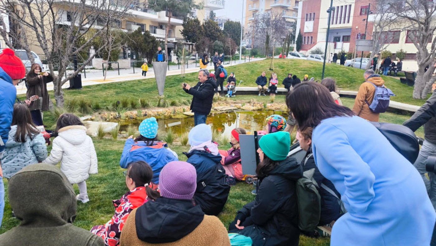 Η Καλαμαριά «αγκάλιασε» το Sensory Garden – Μια γιορτή αγάπης στο Αισθητηριακό Πάρκο του Δήμου