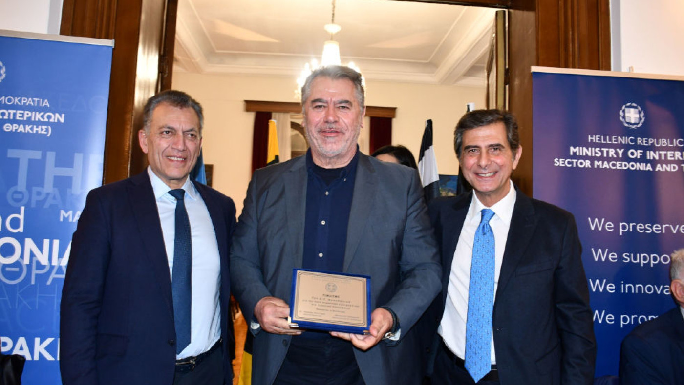 Βράβευση Μακεδονικού για την προσφορά του στον αθλητισμό: Η ομιλία του προέδρου Παύλου Ανδρώνη