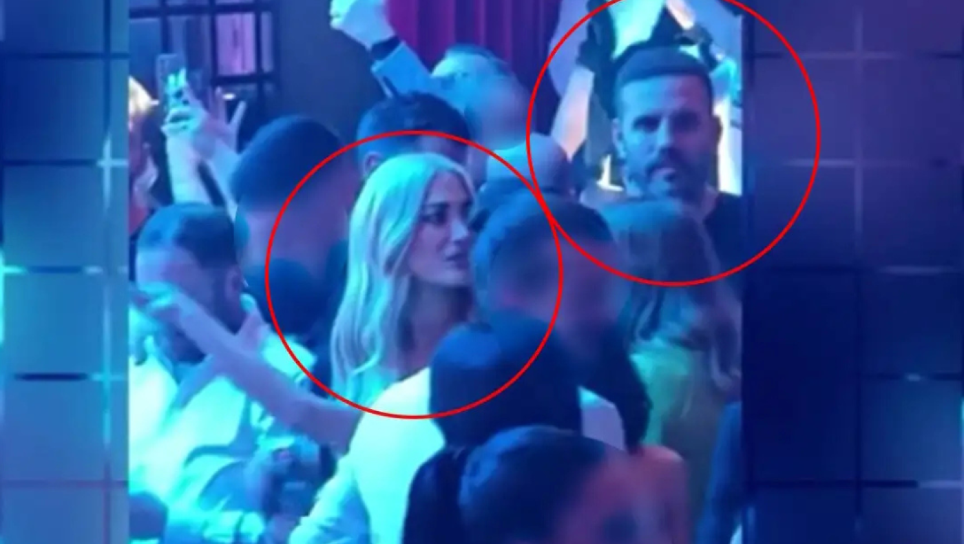 Σε κοινή παρέα στα μπουζούκια Τούνη και Νίκος Παππάς