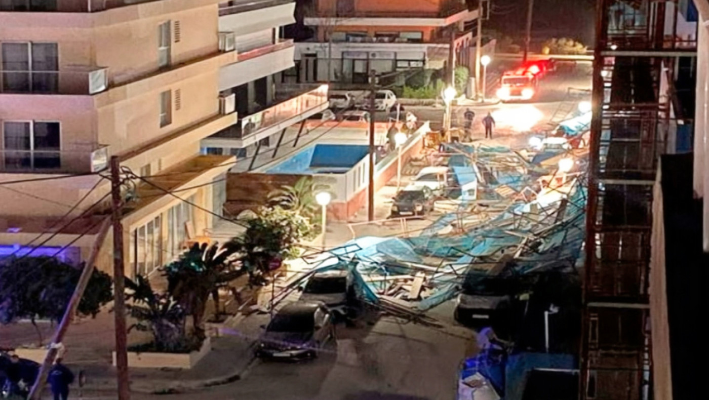 Ρόδος: Χειροπέδες στον μηχανικό και τον εργολάβο για τις σκαλωσιές που έπεσαν