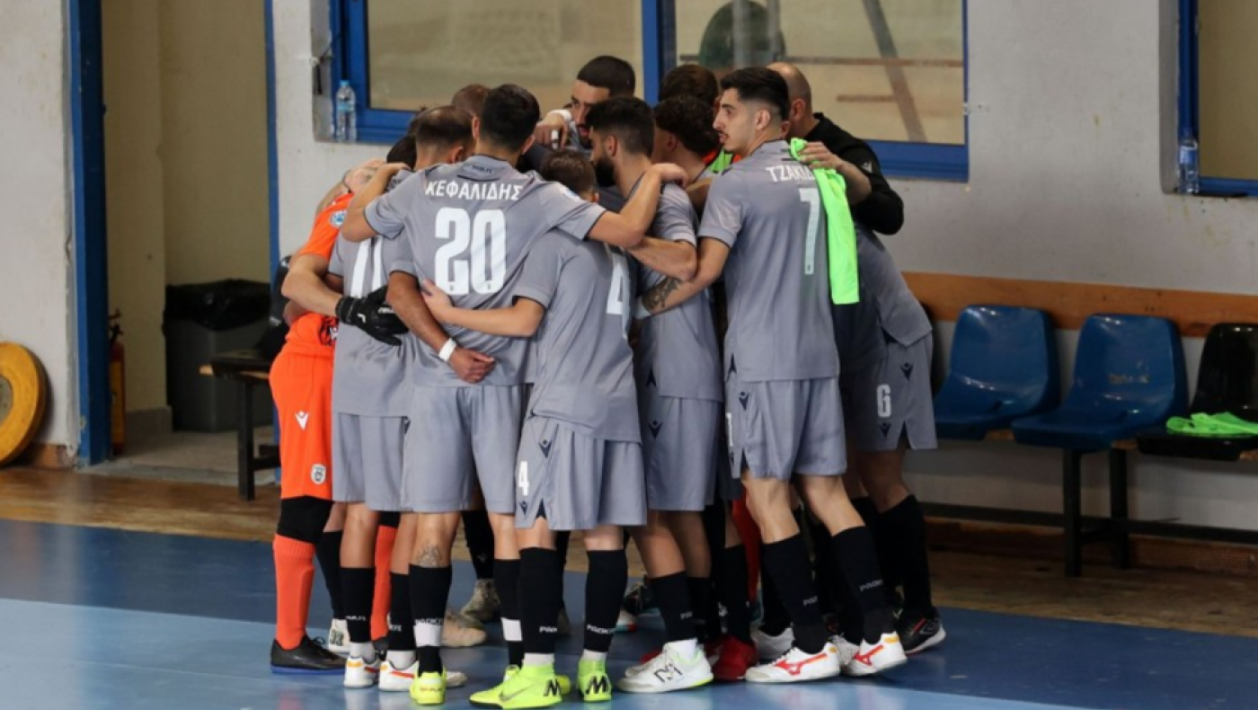 Τέλος η σεζόν για το futsal ΠΑΟΚ
