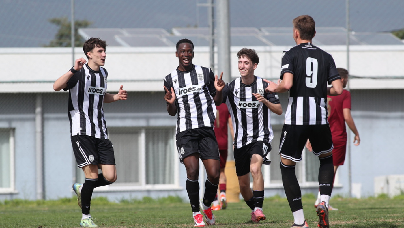 ΠΑΟΚ Κ19: Επίδειξη ισχύος με άνετη νίκη (0-3) επί του Πανσερραϊκού