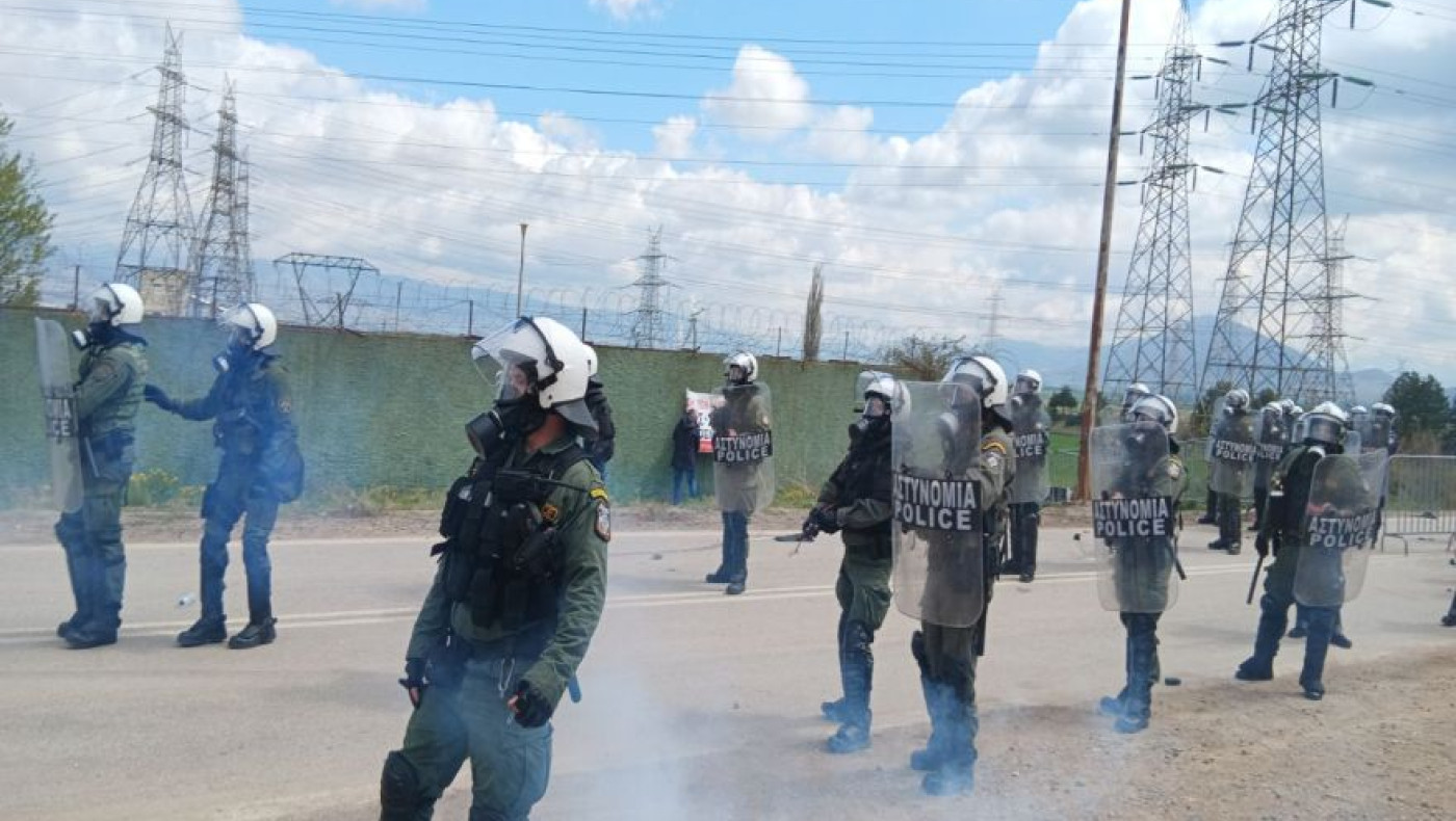 Κυριάκος Μητσοτάκης: Επεισόδια κατά την επίσκεψή του στην ΑΗΣ Καρδίας στην Κοζάνη