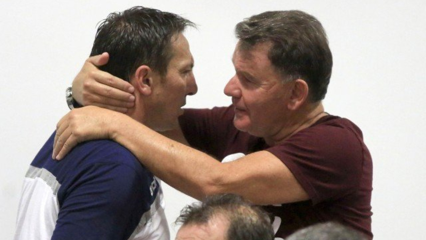 Η αγκαλιά του Αλέξη Κούγια στον Νίκο Παπαδόπουλο!!!