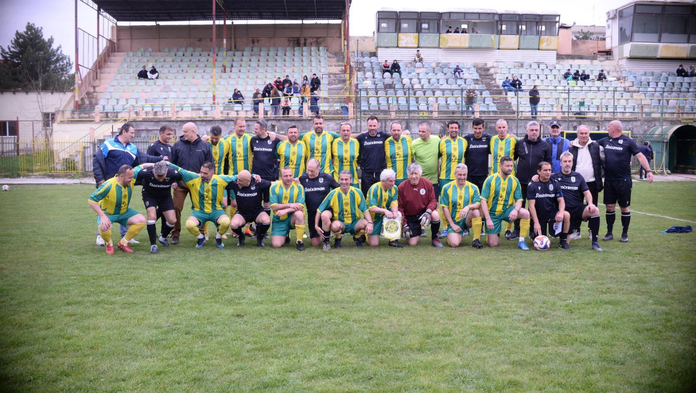 Βετεράνοι ΠΑΟΚ: Επαιξαν μπάλα στην Πτολεμαΐδα για φιλανθρωπικό σκοπό