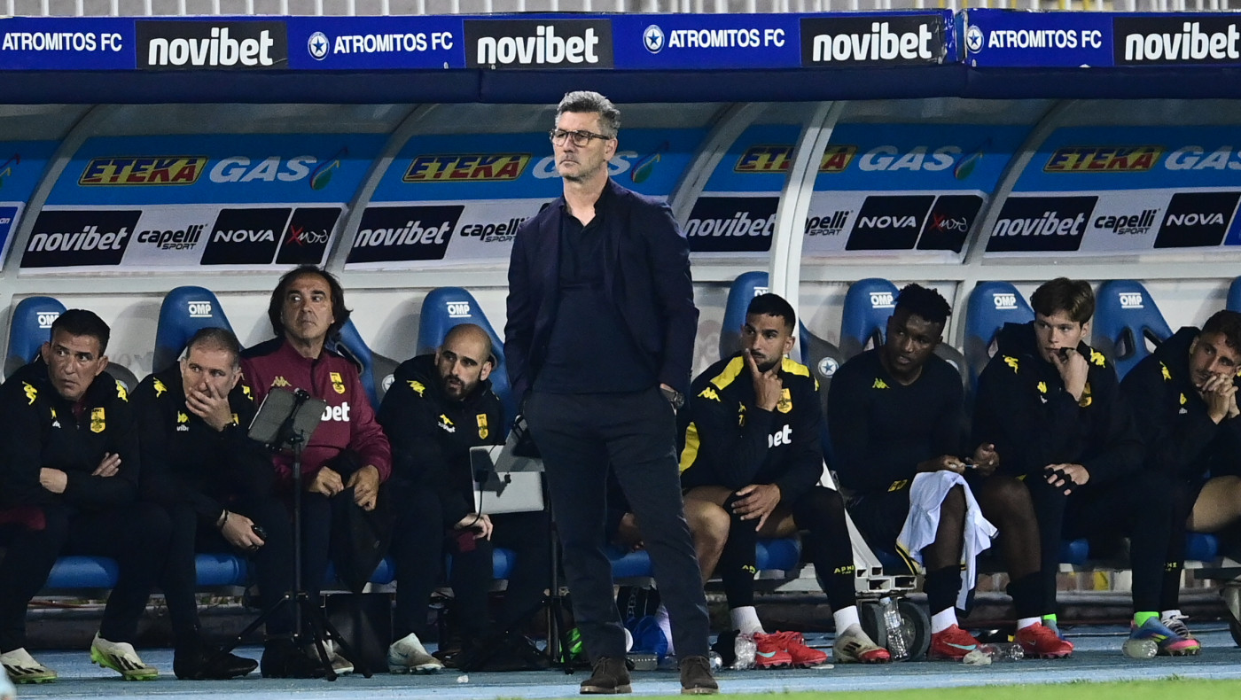 Η αντίδραση του Ουζουνίδη μετά την ισοπαλία του Άρη στο Περιστέρι