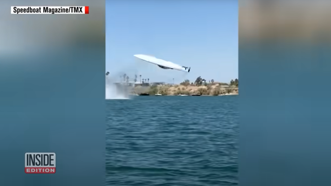 Ντεραπάρισε πλωτός «σίφουνας» που κινούνταν με 337 χιλιόμετρα!