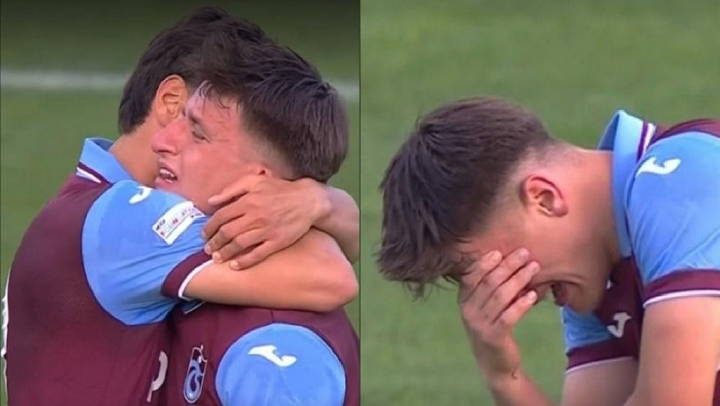 Συγκλονιστική στιγμή στον τελικό του Youth League: Παίχτης της Τράμπζονσπορ σκόραρε και ξέσπασε σε κλάματα