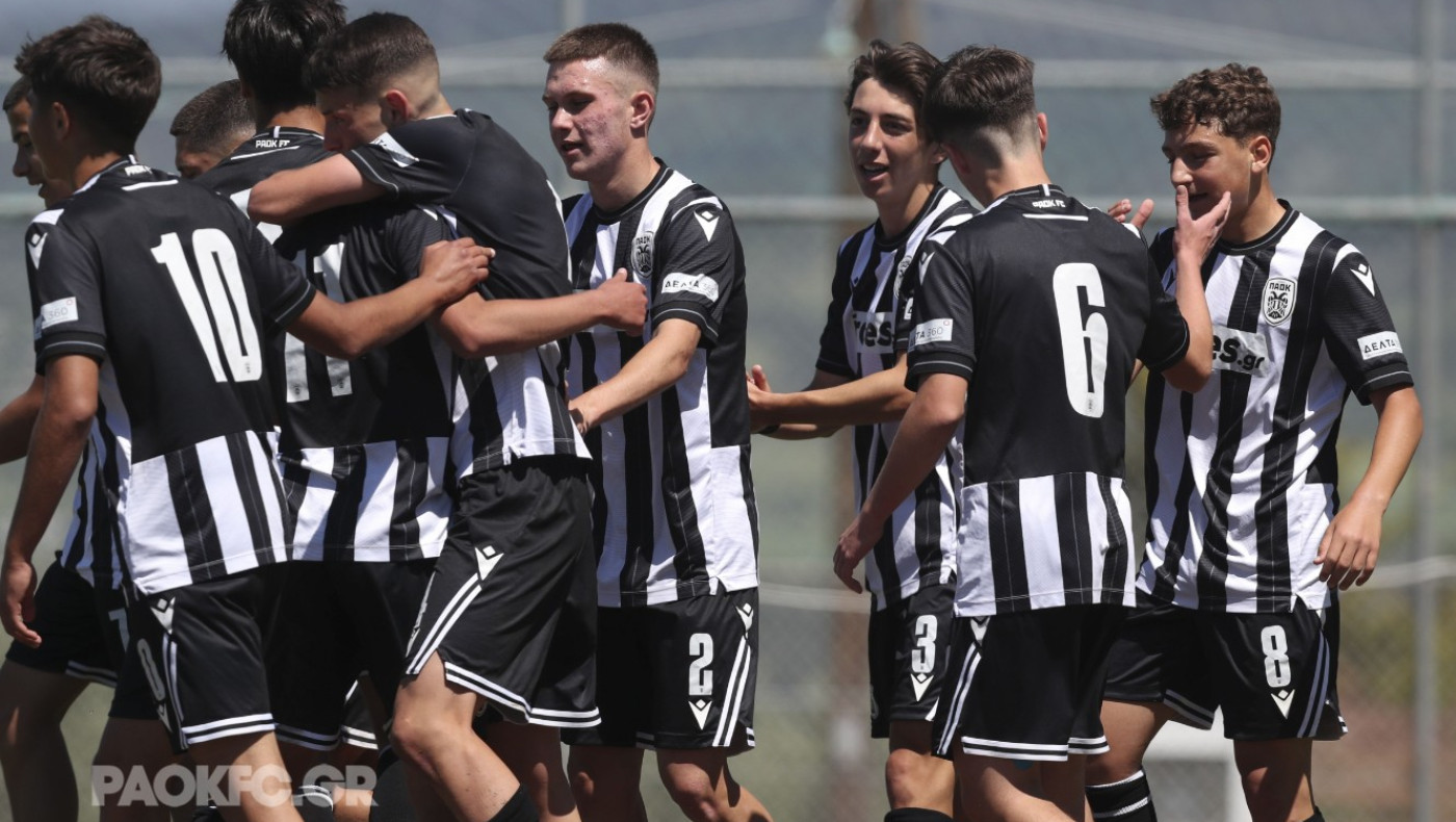 ΠΑΟΚ Κ15: Πρωταθλητής ο Δικέφαλος, μετά την ήττα του Ολυμπιακού