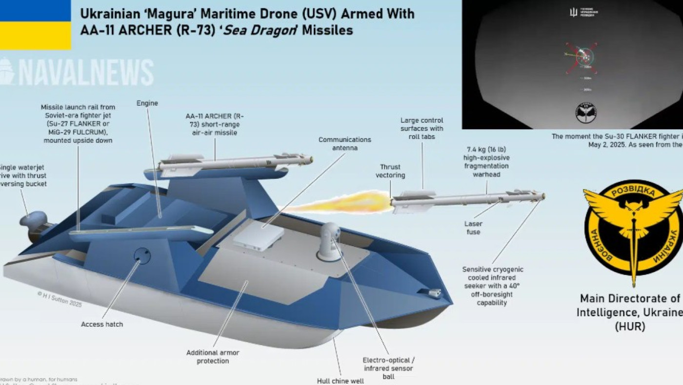 VIDEO: Θαλάσσιο drone καταρρίπτει για πρώτη φορά ρωσικό μαχητικό!