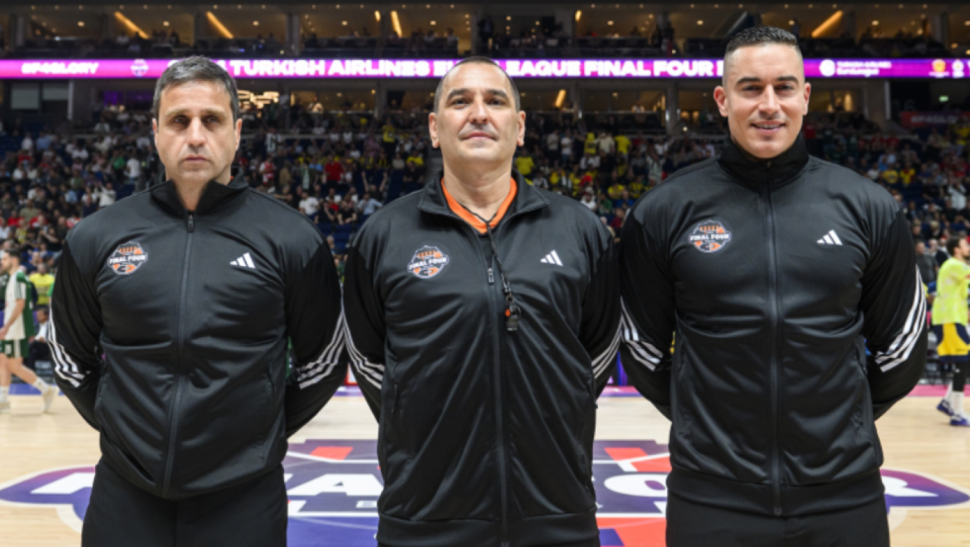 EuroLeague: Γνωστοποίησε τα ονόματα των 8 διαιτητών που θα σφυρίξουν στο Final 4
