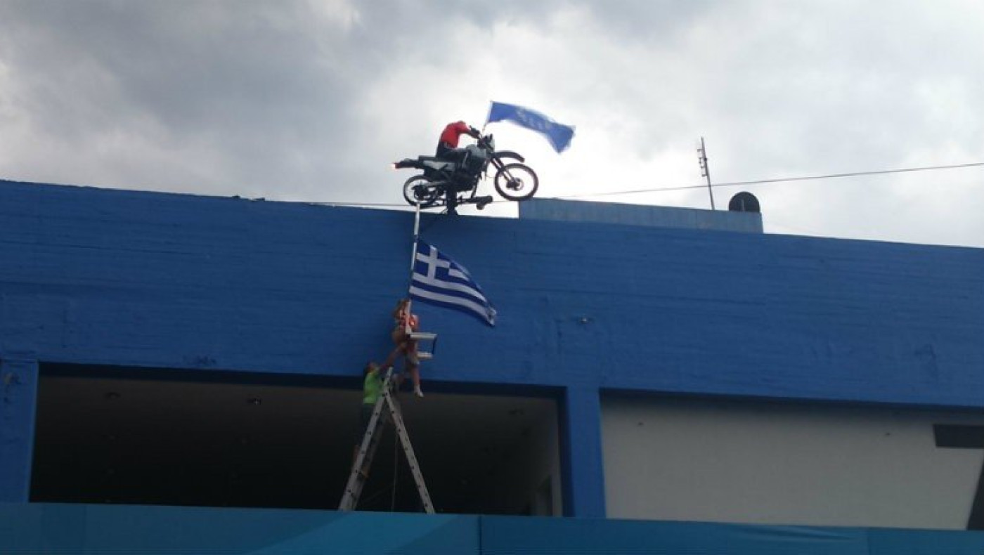 Εναέρια βόλτα με μηχανή στη ΔΕΘ (VIDEO)