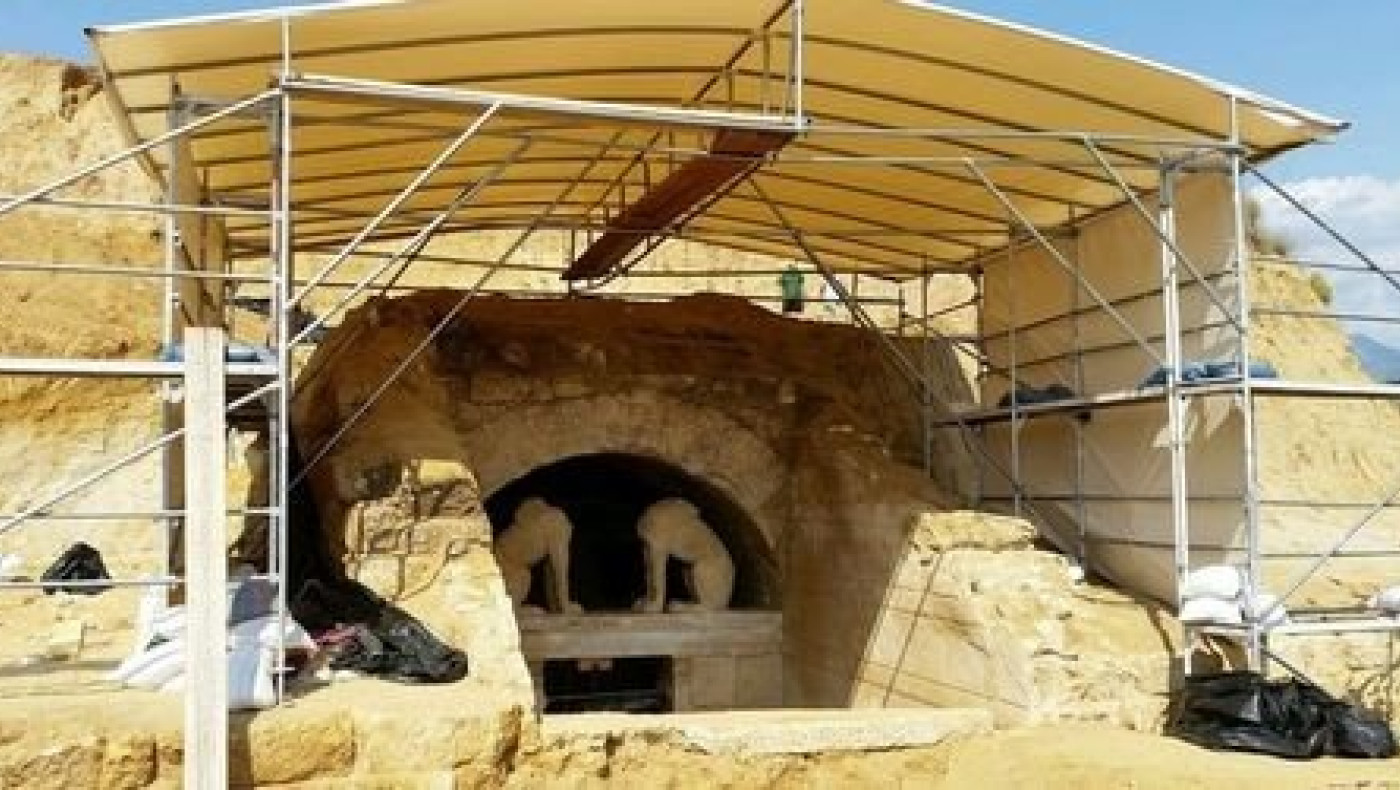 Συνεχίζονται οι εργασίες στην Αμφίπολη