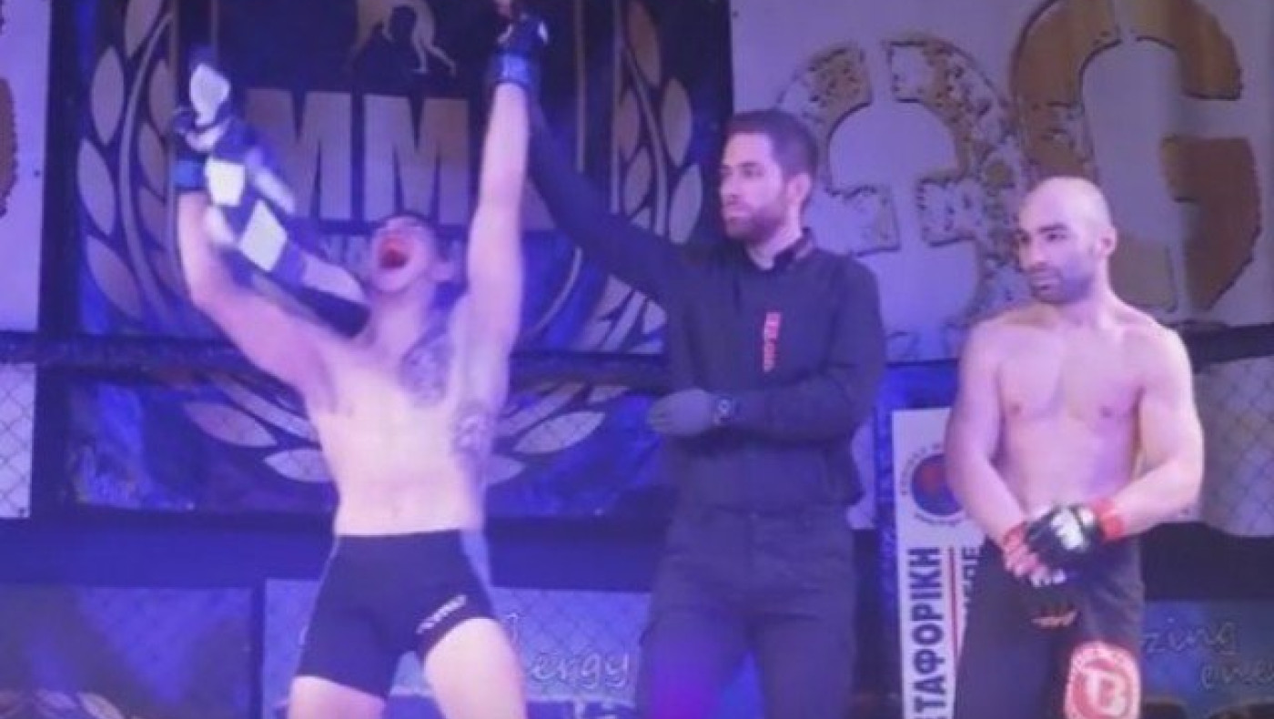 Θεσσαλονίκη: Ο Σαββίδης συνέτριψε τον Τούρκο Κina στο MMA Challenge!